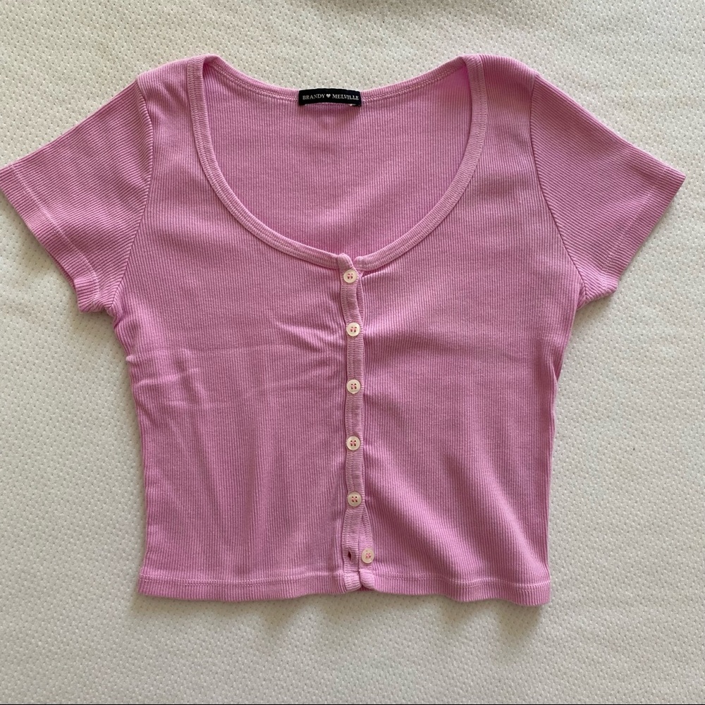 Brandy Melville Pink Top
